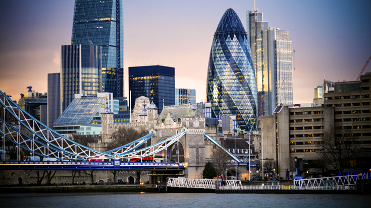 Photo of downtown area in London